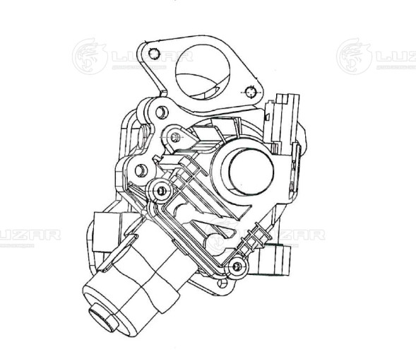 Клапан EGR (рециркуляции отработавших газов) для автомобилей Ford Mondeo (07-)/C5 (04-) 2.2D