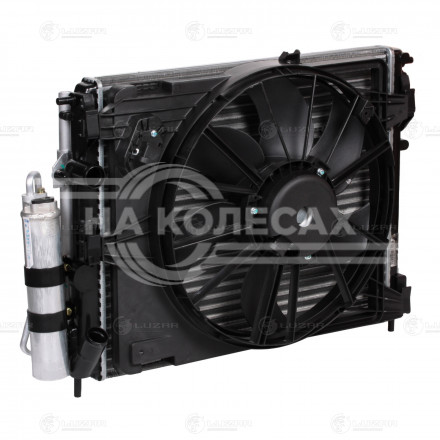Блок охл. (радиатор+конденсор+вентилятор) для а/м Renault Logan (04-) AC+