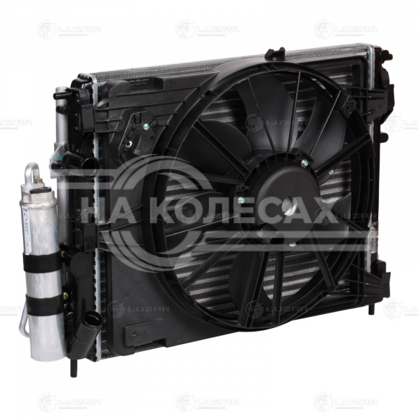 Блок охл. (радиатор+конденсор+вентилятор) для а/м Renault Logan (04-) AC+