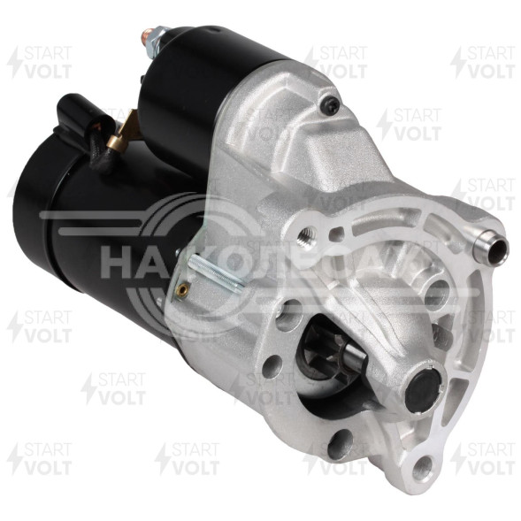 Стартер для автомобилей Peugeot 206 (98-)/307 (00-)/Citroen C4 (04-) 1.4i/1.6i (тип Valeo) 1,1кВт