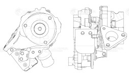 Турбокомпрессор для а/м Ford Transit (11-) 2.2D (тип GTB1749V)