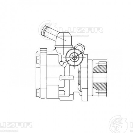 Насос ГУР для автомобилей Toyota Land Cruiser 200 (07-) 4.5D