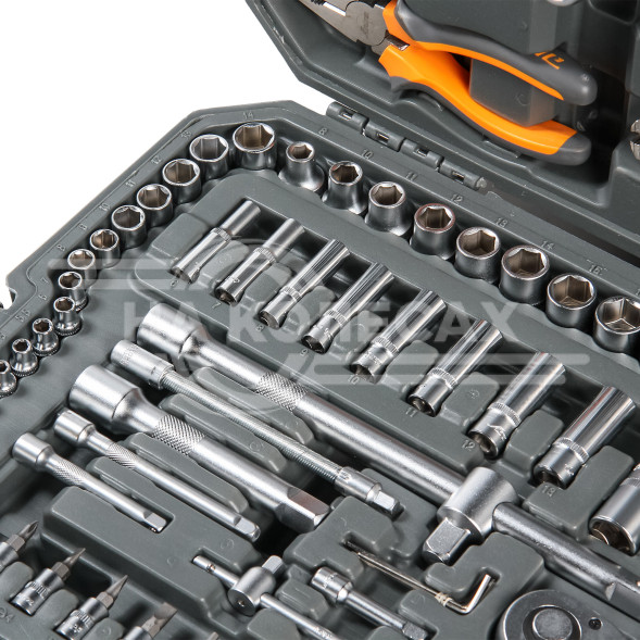 Набор инструментов универсальный 137пр. (головки 1/2&quot;, 1/4&quot;) кейс