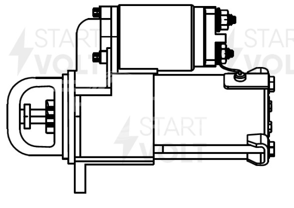 Стартер для автомобилей Chevrolet Captiva C100 (06-)/Opel Antara (06-) 3.2i 1,2кВт