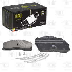 Колодки тормозные дисковые для автомобилей Volvo Trucks (WVA № 29125) с монтажным комплектом