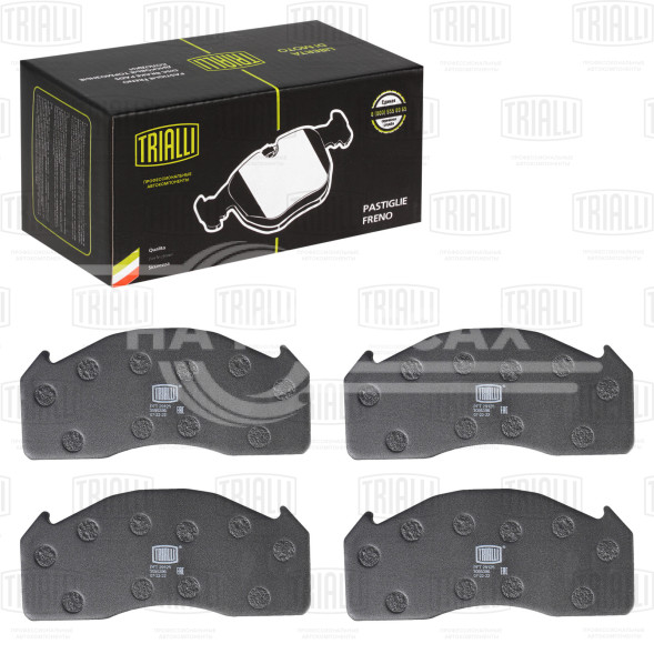 Колодки тормозные дисковые для автомобилей Volvo Trucks (WVA № 29125) с монтажным комплектом