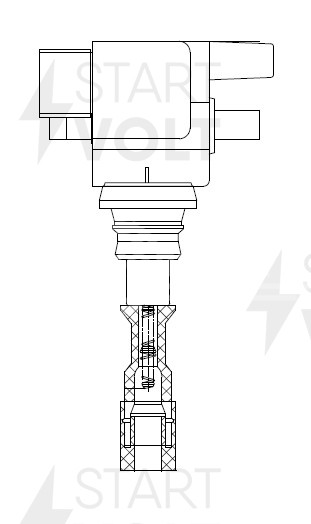 Катушка зажигания для автомобилей Kia Sorento (02-)/Hyundai Terracan (01-) 3.5i