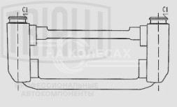 Скоба заднего тормозного суппорта для автомобилей Chevrolet Lacetti (04-)