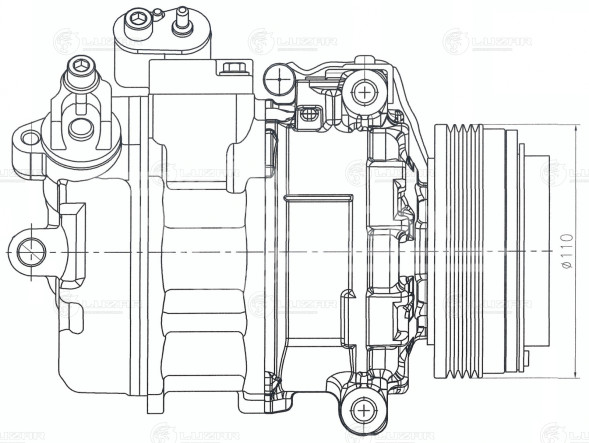Компрессор кондиционера для автомобилей BMW X5 (E53) (00-) 3.0i/3.0D