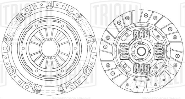 Комплект сцепления без муфты для автомобилей Chevrolet Cobalt (13-) 1.5i