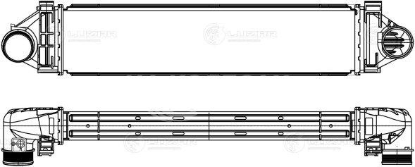 ОНВ (радиатор интеркулера) для автомобилей Volvo XC60 (08-)/XC70 (07-)/RR Evoque (11-)