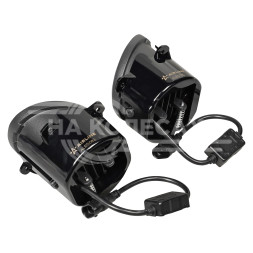 Фара светодиодная, регулируемая световая граница, 45Вт Белый/Желтый, 105х90х105мм, кмпл 2шт.