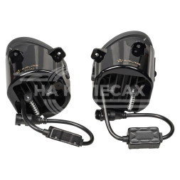 Фара светодиодная, регулируемая световая граница, 45Вт Белый/Желтый, 105х90х105мм, кмпл 2шт.