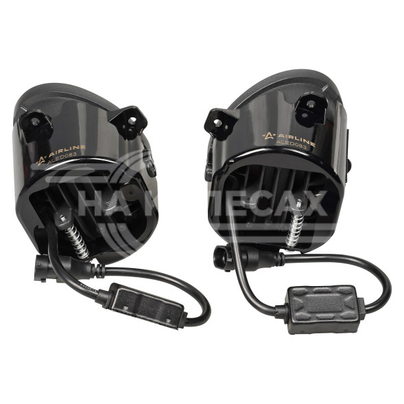 Фара светодиодная, регулируемая световая граница, 45Вт Белый/Желтый, 105х90х105мм, кмпл 2шт.