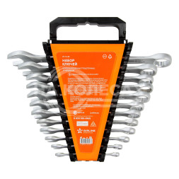 Набор ключей комбинированных 12 предм. (6-22мм) пласт.держат. PRO