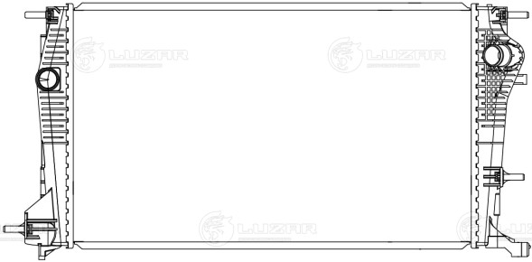 Радиатор охлаждения для автомобилей Megane III (08-)/Fluence (08-) 1.9D/2.0i M/A