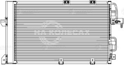 Радиатор кондиционера для автомобилей Astra G (98-)/Zafira A (99-) 1.4i/1.6i/1.8i/2.0i M/A