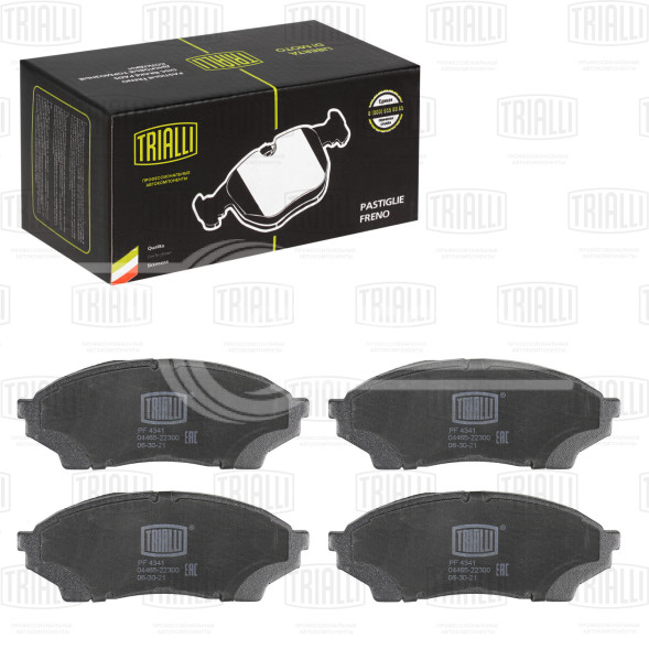 Колодки тормозные для автомобилей Toyota Mark II/Chaser/Cresta X100 (96-) дисковые передние