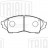 Колодки тормозные для автомобилей Toyota Mark II/Chaser/Cresta X100 (96-) дисковые передние