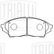 Колодки тормозные для автомобилей Toyota Mark II/Chaser/Cresta X100 (96-) дисковые передние