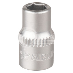 Головка торцевая 1/4" DR шестигранная 6мм пласт. подвес