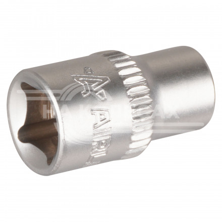 Головка торцевая 1/4&quot; DR шестигранная 6мм пласт. подвес
