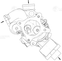 Турбокомпрессор для а/м Audi A4 (07-)/A5 (09-) 1.8T [CDHA;CABB]