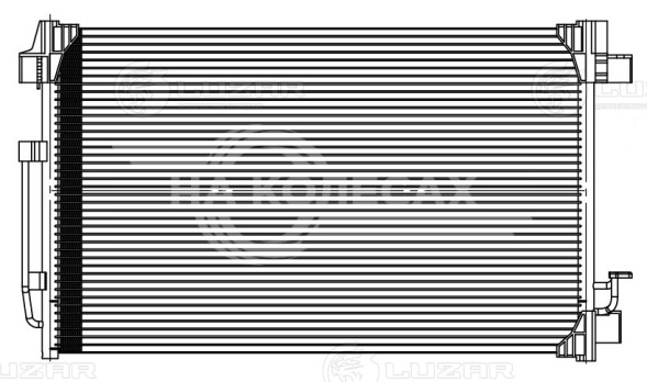 Радиатор кондиционера для автомобилей Teana J32 (08-)