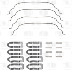Колодки тормозные дисковые для автомобилей Renault Trucks, Volvo (WVA № 29090) с монтажным комплектом