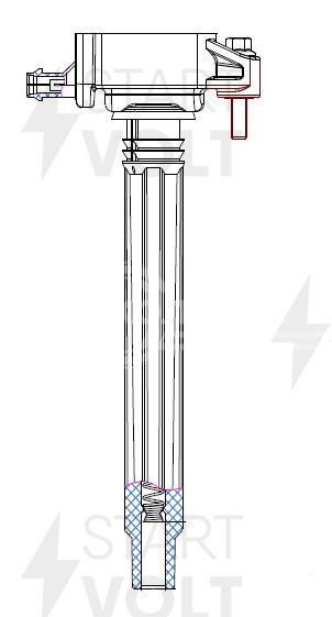 Катушка зажигания для автомобилей Jeep Cherokee (13-) 2.4i