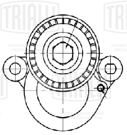 Ролик приводного ремня для автомобилей Mercedes-Benz GLC (X253) (15-) 2.1d с натяжным механизмом