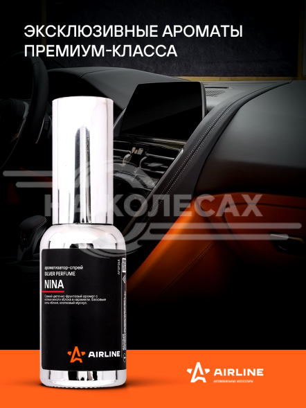 Ароматизатор-спрей &quot;SILVER&quot; Perfume NINA 30мл