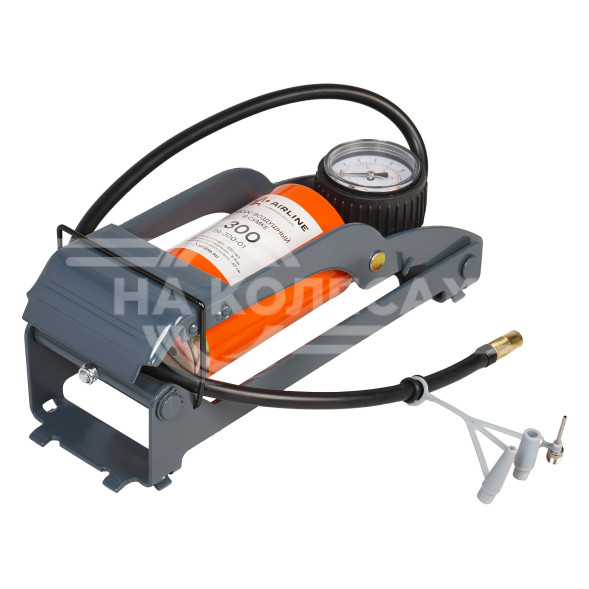 Насос воздушный 300 с манометром (ножной, механический, 320 см3)
