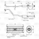 Глушитель для автомобилей Hyundai Solaris (10-)/Kia Rio (11-) дополнительный (резонатор) (алюминизированная сталь)