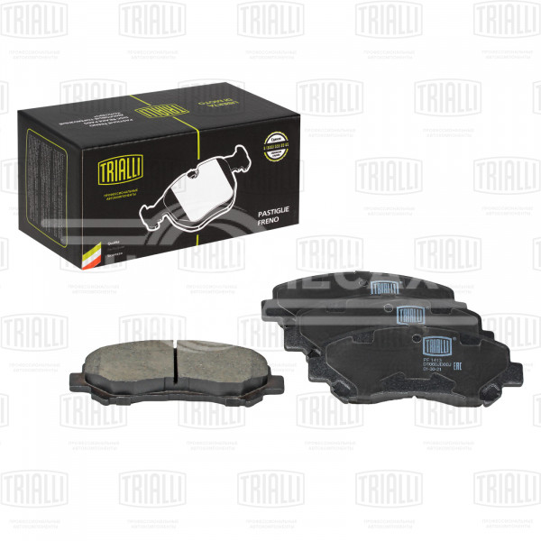 Колодки тормозные для автомобилей Nissan Qashqai (06-) дисковые передние