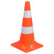 Конус дорожный мягкий 520мм, 2 световозвращающие полосы