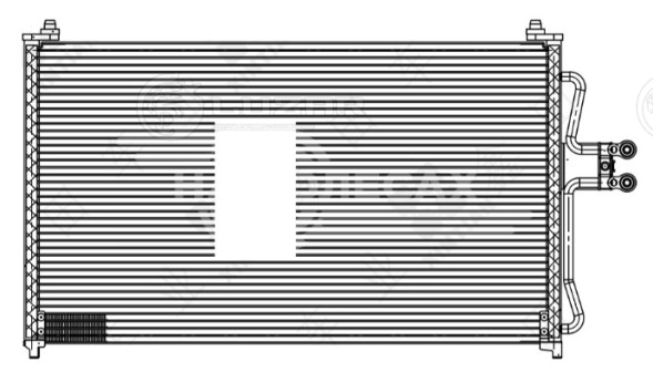 Радиатор кондиционера для автомобилей Escape (00-)/(07-)/Maverick (00-)/Tribute (00-) M/A