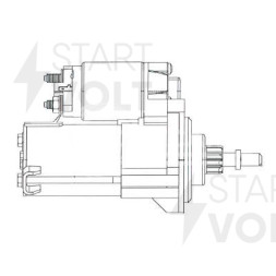 Стартер для автомобилей Chery Amulet (03-) 1.6i 1,3кВт
