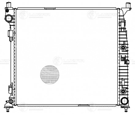 Радиатор охлаждения для автомобилей ML/GL (W166) (12-) AT