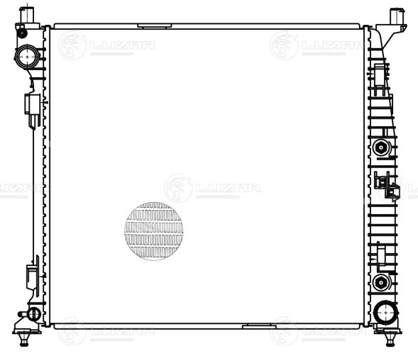 Радиатор охлаждения для автомобилей ML/GL (W166) (12-) AT