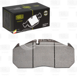 Колодки тормозные дисковые для автомобилей MAN (WVA № 29030) с монтажным комплектом (в комплекте с датчиком)