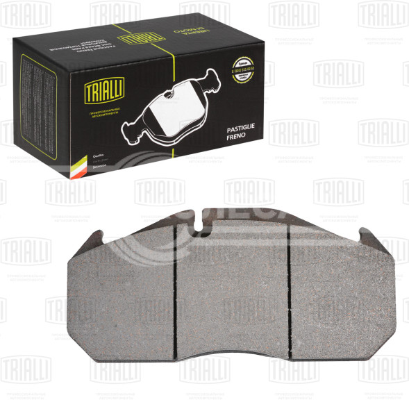 Колодки тормозные дисковые для автомобилей MAN (WVA № 29030) с монтажным комплектом (в комплекте с датчиком)