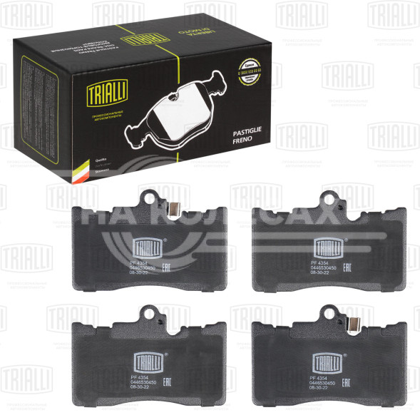 Колодки тормозные дисковые передние для автомобилей Lexus G (05-) / IS (06-) (PF 4354)