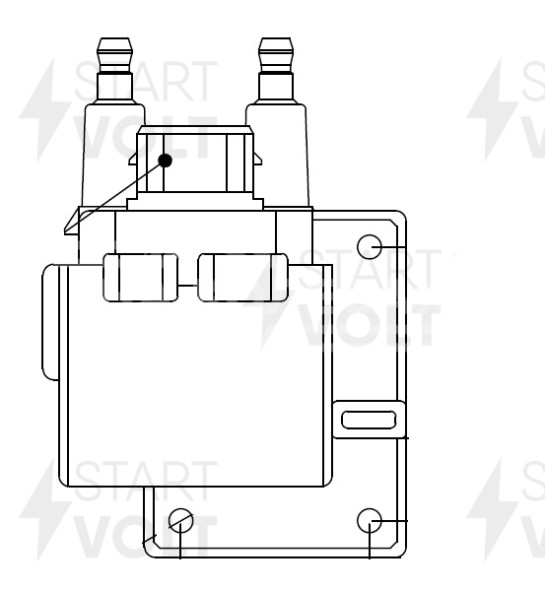 Катушка зажигания для автомобилей Renault Megane (95-) 1.6i/Volvo S40 (95-) 1.8i