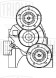 Ролик приводного ремня для автомобилей Ford Ranger (06-)/Transit (06-) 2.2d/3.2d с натяжным механизмом