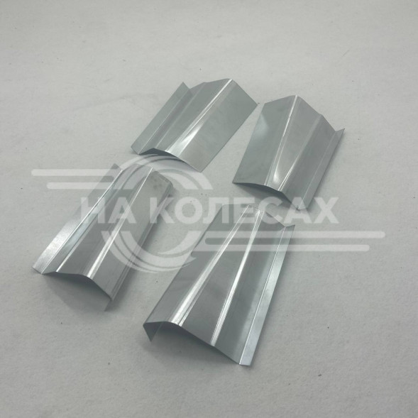 Ремонтные пороги Mitsubishi Lancer X + расширители