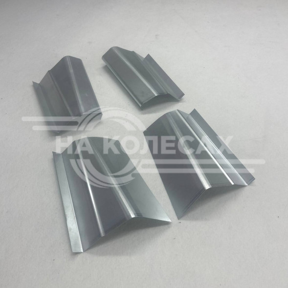 Ремонтные пороги Mitsubishi Lancer X + расширители