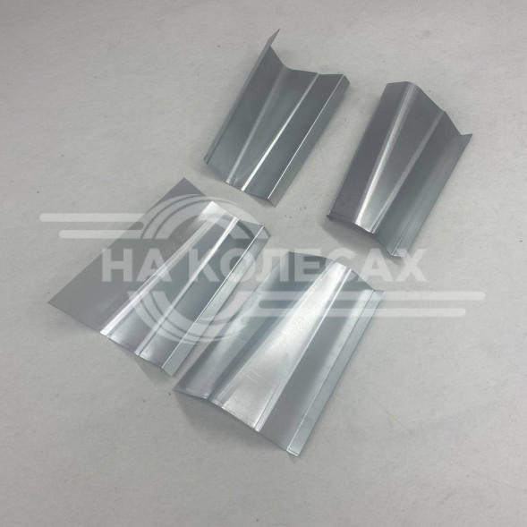 Ремонтные пороги Mitsubishi Lancer X + расширители