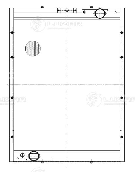 Радиатор охлаждения для автомобилей КАМАЗ 65115 (Heavy Duty) (повышенная теплоотдача, сердцевина 76мм)