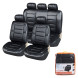 Чехлы для сидений универсальные &quot;PREMIER&quot;, 11 пред, повыш. комфорт, иск.кожа, черн.